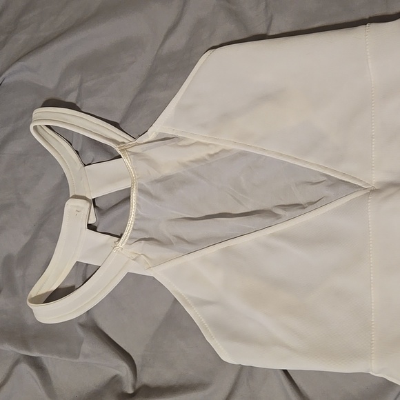 White mesh midi dress - Picture 1 of 2